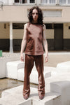 BASERANGE DYDINE Pants Portugal BAS-TRDY-VI-SP24-SHENZONG Dark Brown